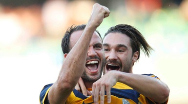 Verona-Frosinone 2-0: Pazzini fa doppietta