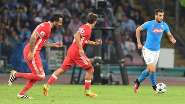 Napoli-Benfica 4-2: l'esordio di Maksimovic in maglia azzurra