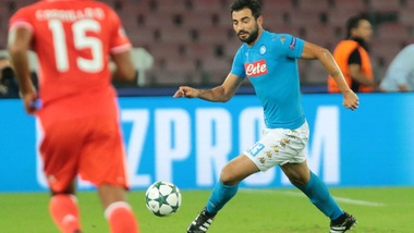 Serie A Napoli, per Albiol elongazione del bicipite femorale sinistro