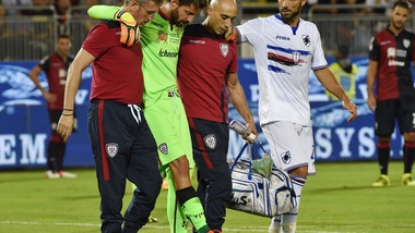 Serie A, il Cagliari ritrova Storari dopo l'operazione al ginocchio