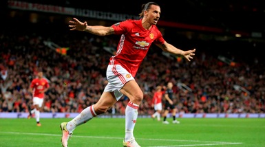 Europa League: Manchester United di misura con Ibra, cade il Nizza di Balotelli