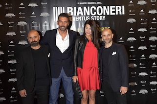 Juventus, Ilaria D'Amico in abito rosso all'anteprima del film