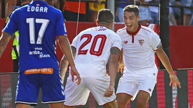 Siviglia in extremis: 2-1 all'Alaves