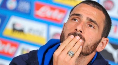 Bonucci, papà d'oro: parla del figlio e si commuove
