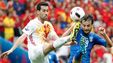 Spagna, Busquets sfida l'Italia: «E' tempo di una rivincita»