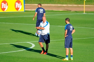 Bonucci salta l'allenamento, si teme per Italia-Albania