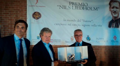 Ranieri riceve il Premio Liedholm 2016