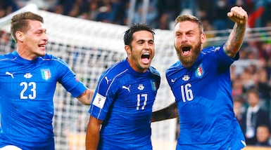 Italia-Spagna 1-1, De Rossi su rigore salva gli azzurri