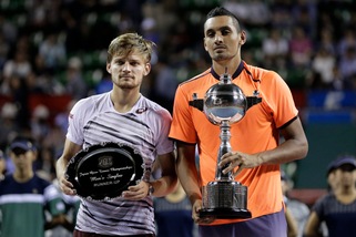 Tennis, Kyrgios batte Goffin in finale: è suo il Japan Open