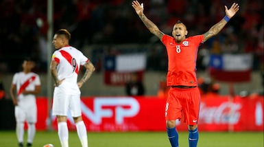 Qualificazioni Mondiali: l'ex Juventus Vidal illumina il Cile, Brasile ok col Venezuela, pareggio per l'Uruguay