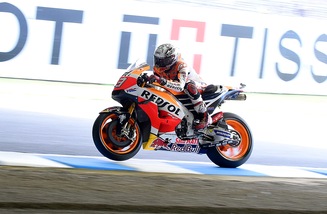 MotoGp Giappone: Marquez leader, Rossi settimo. Lorenzo, che caduta!
