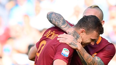 Serie A, Napoli-Roma 1-3: super Dzeko, doppietta e secondo posto