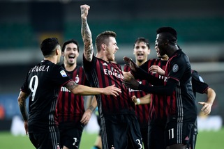 Serie A, Chievo-Milan 1-3: Montella è secondo in classifica