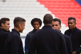 Champions League, Juventus:  le immagini del primo contatto con il campo del Lione