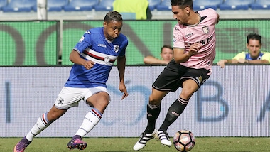 Serie A Sampdoria, Palombo-Muriel in gruppo. Viviano terapie