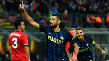 Europa League, Inter-Southampton 1-0: De Boer ringrazia Candreva