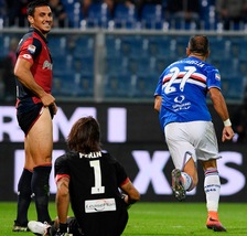 Serie A, Sampdoria-Genoa 2-1: decide l'autogol di Izzo