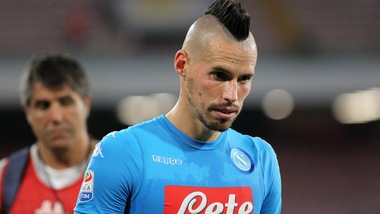 Napoli, Hamsik: «Bravi, nonostante l'espulsione di Gabbiadini»