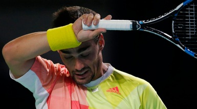 Tennis, Atp Vienna: Fognini eliminato al primo turno da Vinolas