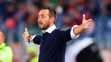 Serie A Palermo, De Zerbi: «Serenità e coltello tra i denti»