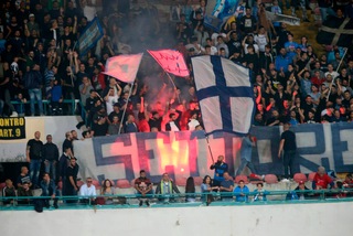 Juve-Napoli, maxischermo davanti al San Paolo