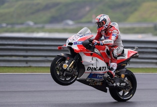 MotoGP, le immagini della pole di Dovizioso
