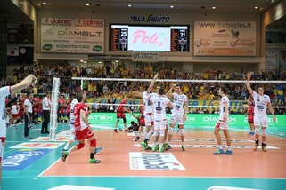 Trento vince il primo big match di Superlega. 3-1 a Perugia