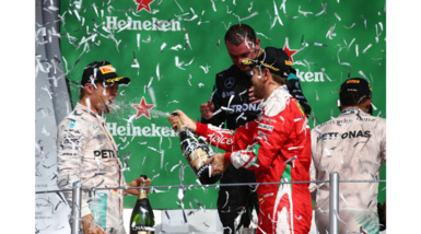 F1 Ferrari, Vettel: «Il massimo per oggi era il podio»