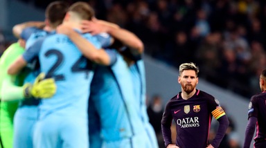 Champions League: Messi preso in giro a fine gara, rissa sfiorata