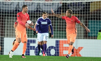 Europa League, Austria Vienna-Roma 2-4: Dzeko doppietta, giallorossi in testa