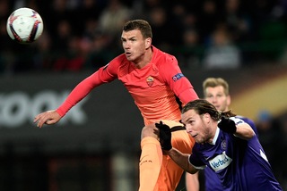 Europa League: Austria Vienna-Roma 2-4, Dzeko show