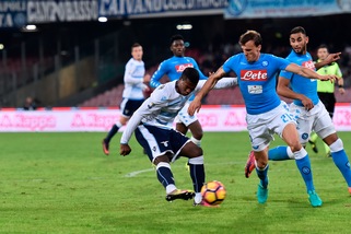Serie A, Napoli-Lazio 1-1: Hamsik, poi Keita