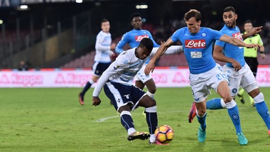 Serie A, Napoli-Lazio 1-1: Hamsik, poi Keita