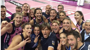 Casalmaggiore vince l'anticipo di Novara e vola in vetta