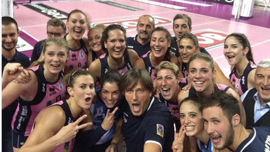 Casalmaggiore vince l'anticipo di Novara e vola in vetta