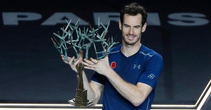 Tennis, Murray festeggia da n.1, batte Isner e vince Bercy