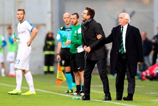 Serie A Sassuolo, Di Francesco: «Curioso di vedere se mi squalificano»