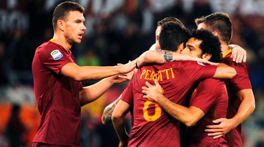 Serie A, Roma-Bologna 3-0: tripletta Salah, giallorossi a -4 dalla Juventus