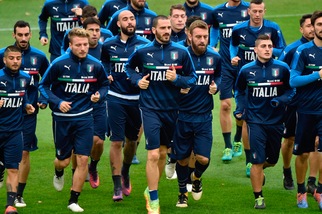 Italia, ultimo allenamento prima della partenza per il Lichtenstein