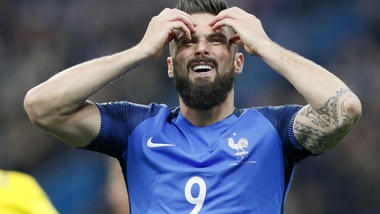 Francia-Svezia 2-1: Pogba-gol, Evra in campo 90'