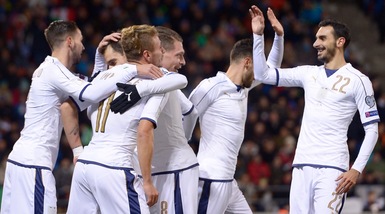 Liechtenstein-Italia 0-4, le immagini della partita
