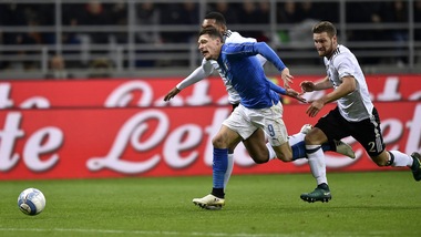 Italia-Germania 0-0: Belotti centra un palo