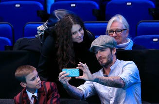 Tennis, Atp Finals: Beckham sugli spalti per Raonic-Thiem