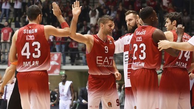 Basket, Serie A: quota facile per Milano