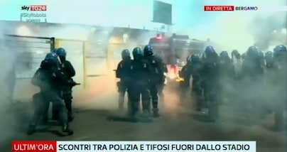 Atalanta-Roma, scontri a Bergamo nel post-partita