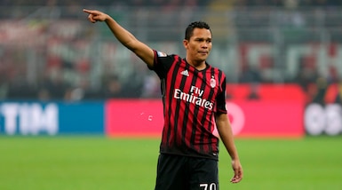 Milan, problemi muscolari per Bacca, salterà l'Empoli
