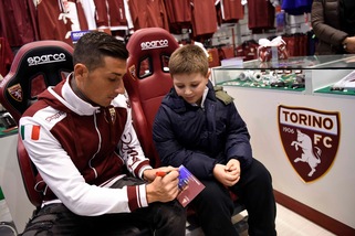 Giuseppe Vives al Granata Store per la presentazione della poltrona Sparco