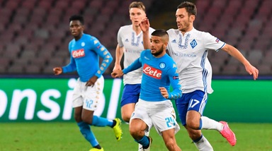 Champions League, Napoli-Dinamo Kiev 0-0: con un punto sarà qualificazione
