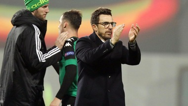 Europa League Sassuolo, Di Francesco: «Non posso recriminare niente alla squadra»