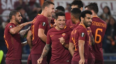 Roma-Viktoria Plzen 4-1, Athletic Bilbao-Sassuolo 3-2: Spalletti avanti, Di Francesco eliminato